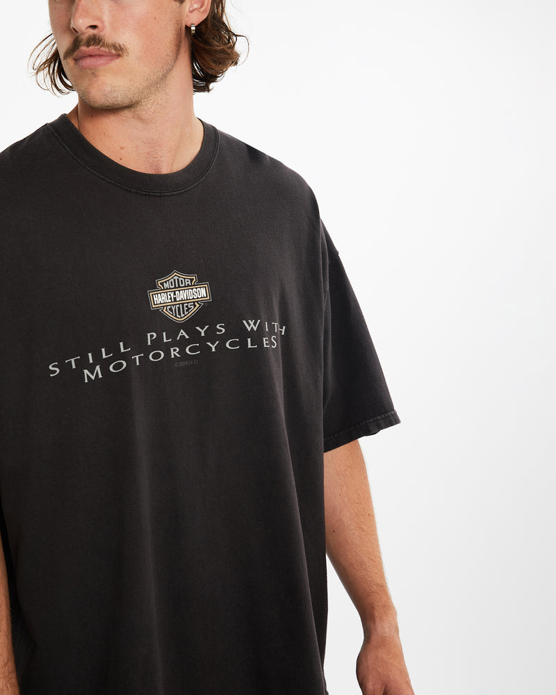 Vintage Harley Davidson Tee <br>XXL , The Real Deal , newtown, sydney, australia, thrift store, opshop, preloved, secondhand, sustainable, retro, antique, 70s, 80s, 90s, 2000s, 00s, fashion, clothing, streetwear, trendy, garment, style, boutique, store, shop, archive, sale, cheap, best, top