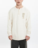 Vintage 1998 Harley Davidson Henley Long Sleeve Tee <br>L , The Real Deal , newtown, sydney, australia, thrift store, opshop, preloved, secondhand, sustainable, retro, antique, 70s, 80s, 90s, 2000s, 00s, fashion, clothing, streetwear, trendy, garment, style, boutique, store, shop, archive, sale, cheap, best, top