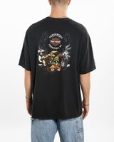 Vintage Harley Davidson Tee x Looney Tunes Tee <br>XL , The Real Deal , newtown, sydney, australia, thrift store, opshop, preloved, secondhand, sustainable, retro, antique, 70s, 80s, 90s, 2000s, 00s, fashion, clothing, streetwear, trendy, garment, style, boutique, store, shop, archive, sale, cheap, best, top