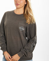 Vintage Harley Davidson Long Sleeve Tee <br>M , The Real Deal , newtown, sydney, australia, thrift store, opshop, preloved, secondhand, sustainable, retro, antique, 70s, 80s, 90s, 2000s, 00s, fashion, clothing, streetwear, trendy, garment, style, boutique, store, shop, archive, sale, cheap, best, top
