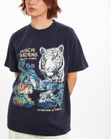 Vintage 90s Busch Gardens Tiger Wildlife Tee <br>M , The Real Deal , newtown, sydney, australia, thrift store, opshop, preloved, secondhand, sustainable, retro, antique, 70s, 80s, 90s, 2000s, 00s, fashion, clothing, streetwear, trendy, garment, style, boutique, store, shop, archive, sale, cheap, best, top