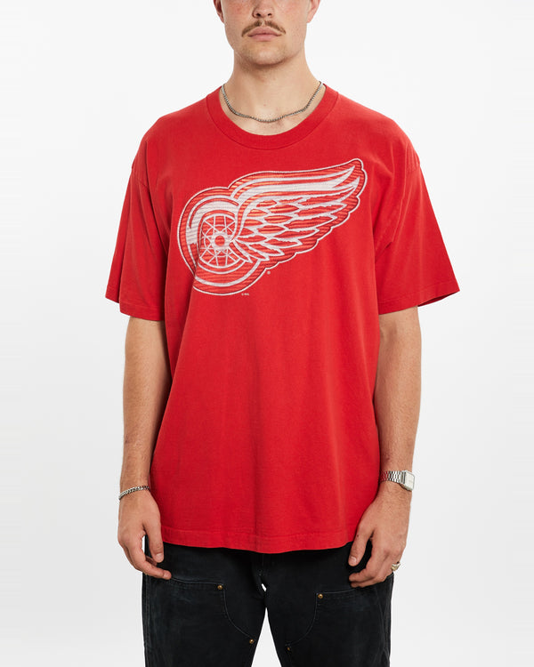 90s NHL Detroit Red Wings Tee <br>XL
