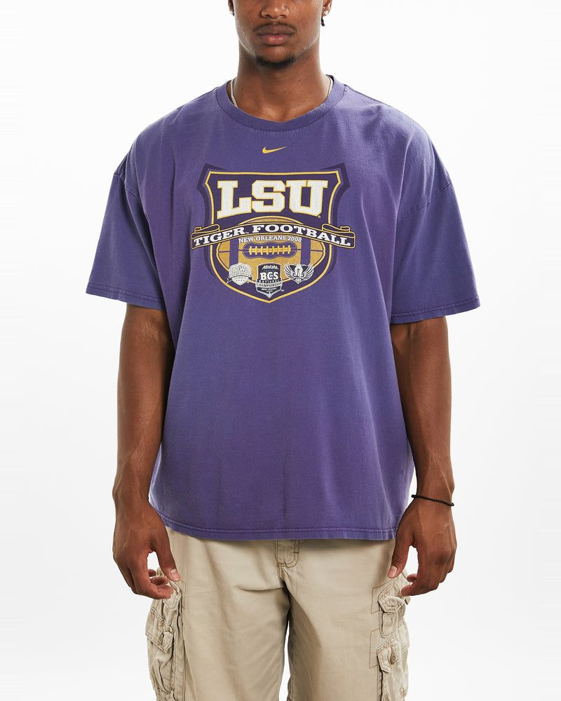 Vintage Nike NCAA LSU Tigers Tee <br>XL , The Real Deal , newtown, sydney, australia, thrift store, opshop, preloved, secondhand, sustainable, retro, antique, 70s, 80s, 90s, 2000s, 00s, fashion, clothing, streetwear, trendy, garment, style, boutique, store, shop, archive, sale, cheap, best, top