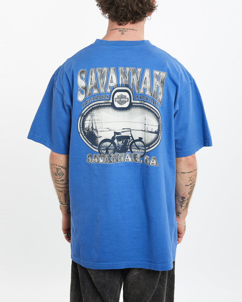 Vintage Harley Davidson Tee <br>XL , The Real Deal , newtown, sydney, australia, thrift store, opshop, preloved, secondhand, sustainable, retro, antique, 70s, 80s, 90s, 2000s, 00s, fashion, clothing, streetwear, trendy, garment, style, boutique, store, shop, archive, sale, cheap, best, top