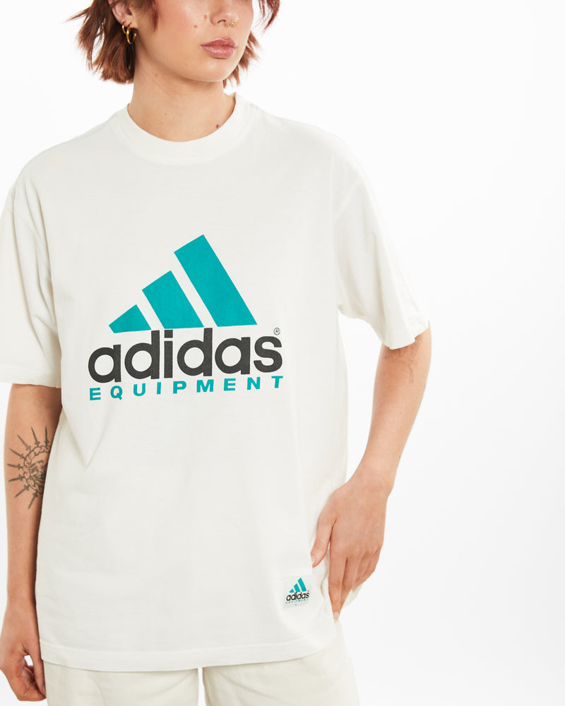 Vintage 90s Adidas Tee <br>M , The Real Deal , newtown, sydney, australia, thrift store, opshop, preloved, secondhand, sustainable, retro, antique, 70s, 80s, 90s, 2000s, 00s, fashion, clothing, streetwear, trendy, garment, style, boutique, store, shop, archive, sale, cheap, best, top