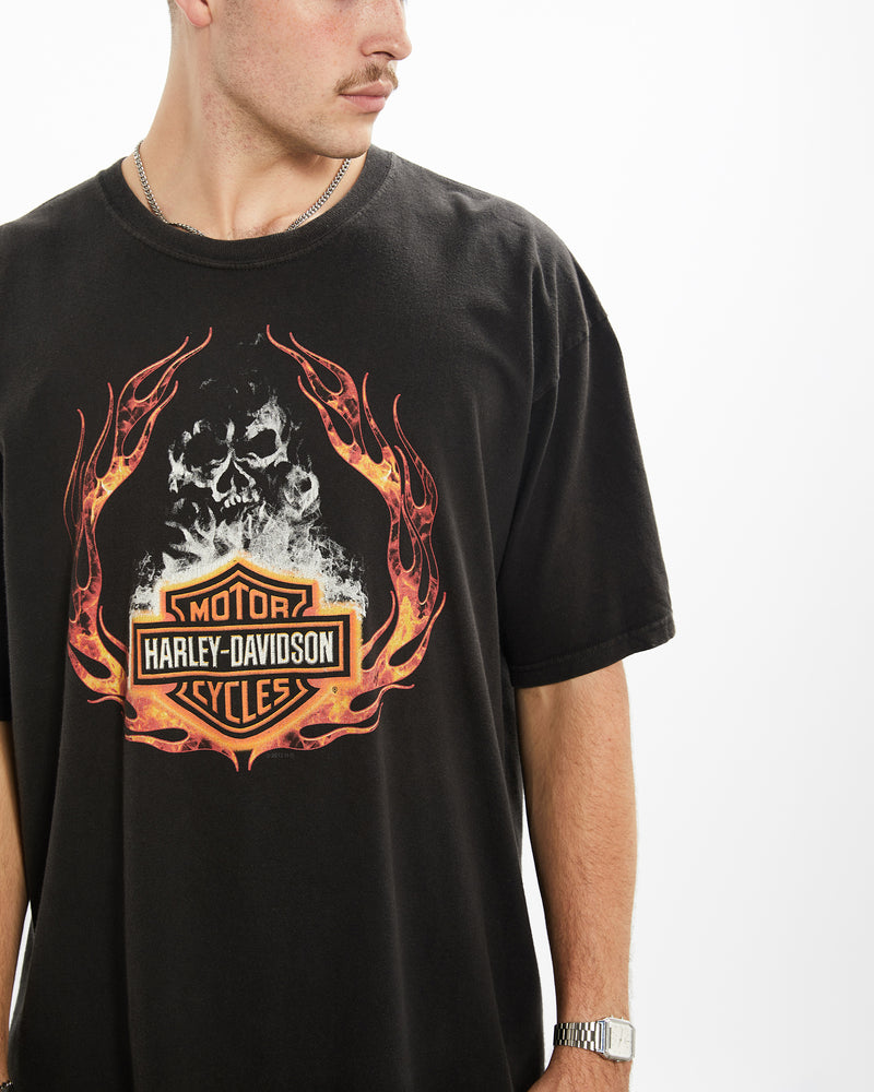 Vintage Harley Davidson Tee <br>XL , The Real Deal , newtown, sydney, australia, thrift store, opshop, preloved, secondhand, sustainable, retro, antique, 70s, 80s, 90s, 2000s, 00s, fashion, clothing, streetwear, trendy, garment, style, boutique, store, shop, archive, sale, cheap, best, top