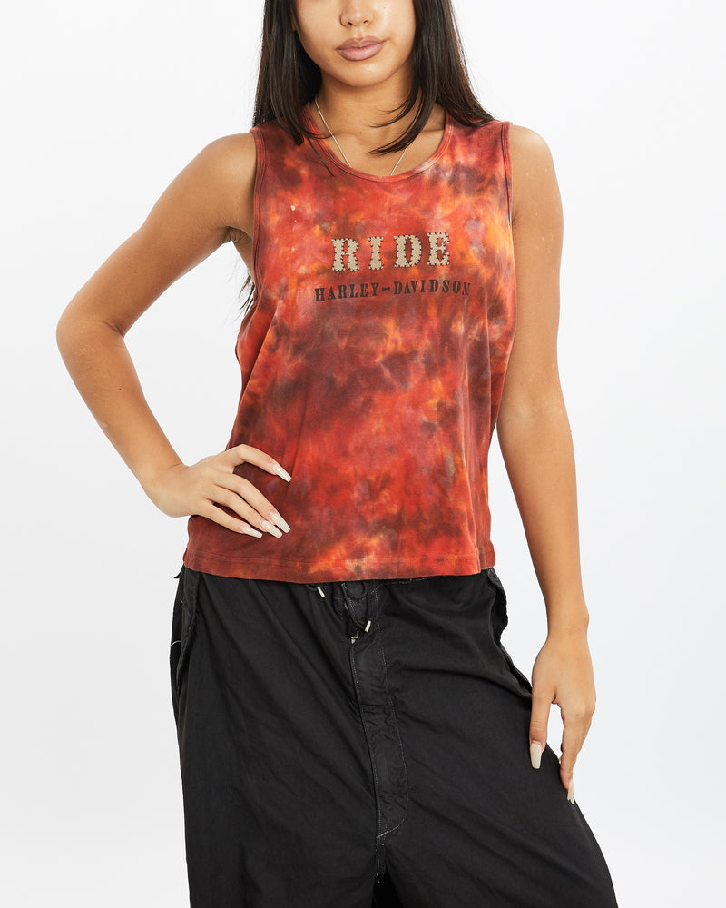 Vintage Harley Davidson Tank <br>S , The Real Deal , newtown, sydney, australia, thrift store, opshop, preloved, secondhand, sustainable, retro, antique, 70s, 80s, 90s, 2000s, 00s, fashion, clothing, streetwear, trendy, garment, style, boutique, store, shop, archive, sale, cheap, best, top