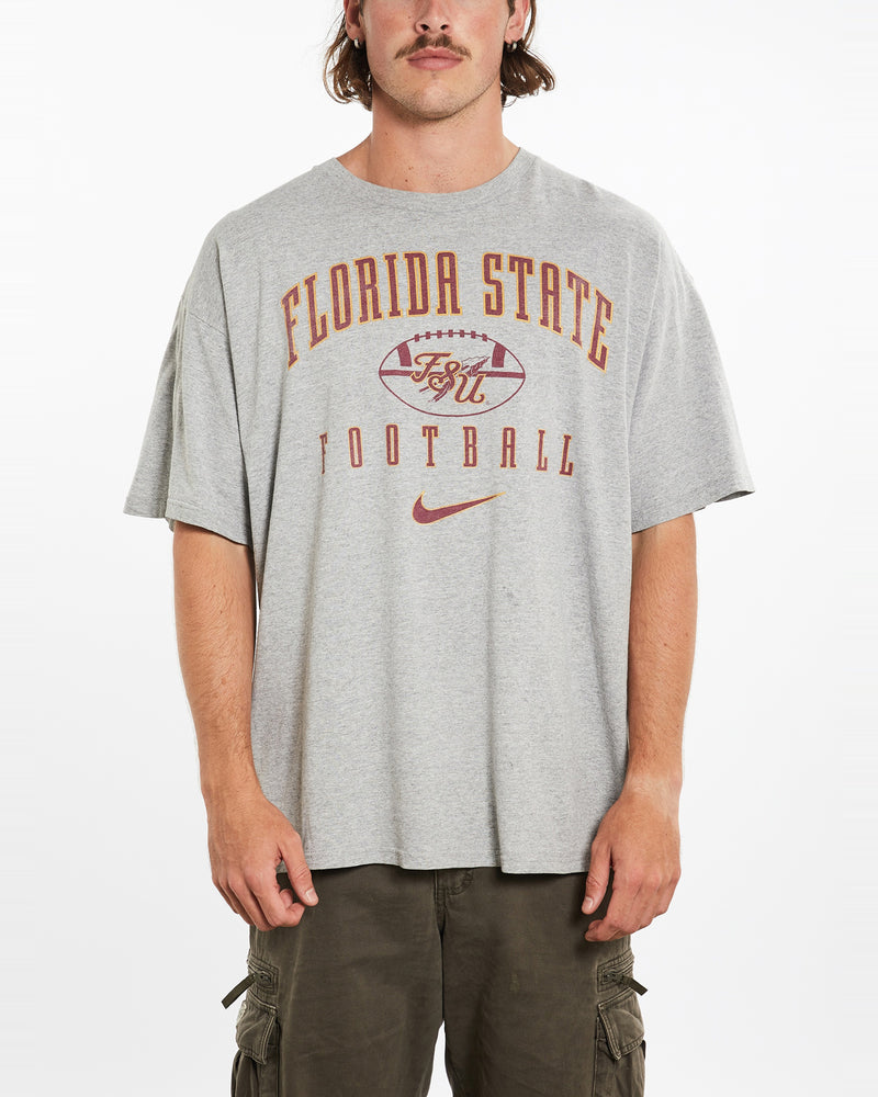 Vintage 90s Nike NCAA Florida State Seminoles Tee <br>XXL , The Real Deal , newtown, sydney, australia, thrift store, opshop, preloved, secondhand, sustainable, retro, antique, 70s, 80s, 90s, 2000s, 00s, fashion, clothing, streetwear, trendy, garment, style, boutique, store, shop, archive, sale, cheap, best, top