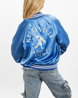 Vintage 70s Kellyville 'Round Up Club' Satin Jacket <br>XS , The Real Deal , newtown, sydney, australia, thrift store, opshop, preloved, secondhand, sustainable, retro, antique, 70s, 80s, 90s, 2000s, 00s, fashion, clothing, streetwear, trendy, garment, style, boutique, store, shop, archive, sale, cheap, best, top