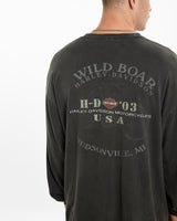 Vintage Harley Davidson Long Sleeve Tee <br>XL , The Real Deal , newtown, sydney, australia, thrift store, opshop, preloved, secondhand, sustainable, retro, antique, 70s, 80s, 90s, 2000s, 00s, fashion, clothing, streetwear, trendy, garment, style, boutique, store, shop, archive, sale, cheap, best, top