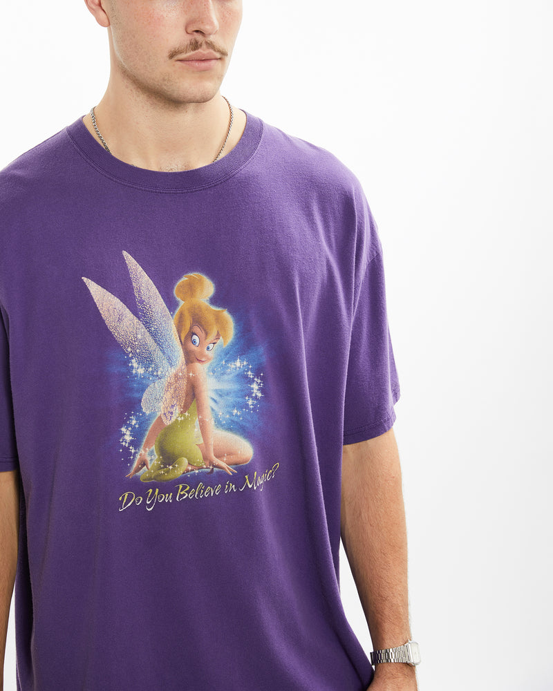 Vintage 90s Disney Tinkerbell Tee <br>XL , The Real Deal , newtown, sydney, australia, thrift store, opshop, preloved, secondhand, sustainable, retro, antique, 70s, 80s, 90s, 2000s, 00s, fashion, clothing, streetwear, trendy, garment, style, boutique, store, shop, archive, sale, cheap, best, top