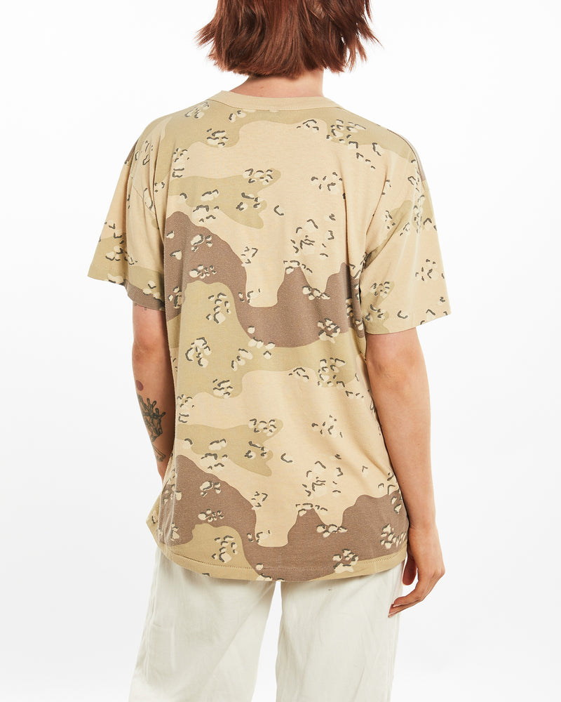 Vintage Desert Camo Tee <br>M , The Real Deal , newtown, sydney, australia, thrift store, opshop, preloved, secondhand, sustainable, retro, antique, 70s, 80s, 90s, 2000s, 00s, fashion, clothing, streetwear, trendy, garment, style, boutique, store, shop, archive, sale, cheap, best, top