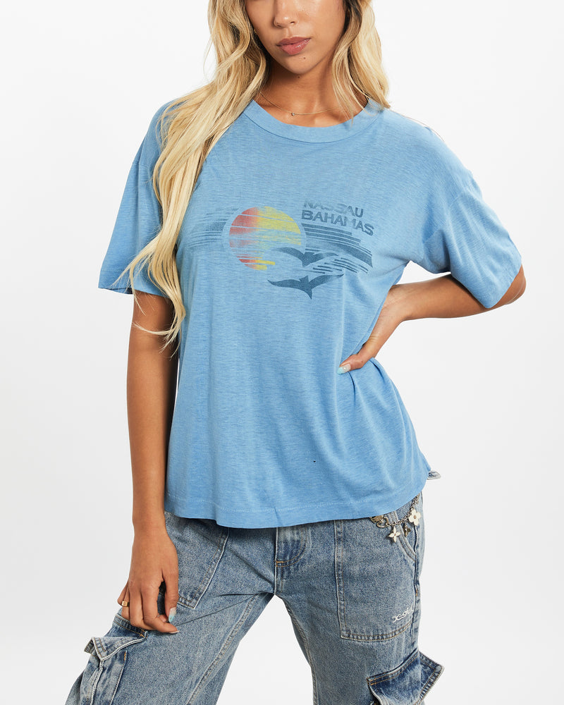 Vintage 70s Nassau Bahamas Tee <br>XS , The Real Deal , newtown, sydney, australia, thrift store, opshop, preloved, secondhand, sustainable, retro, antique, 70s, 80s, 90s, 2000s, 00s, fashion, clothing, streetwear, trendy, garment, style, boutique, store, shop, archive, sale, cheap, best, top