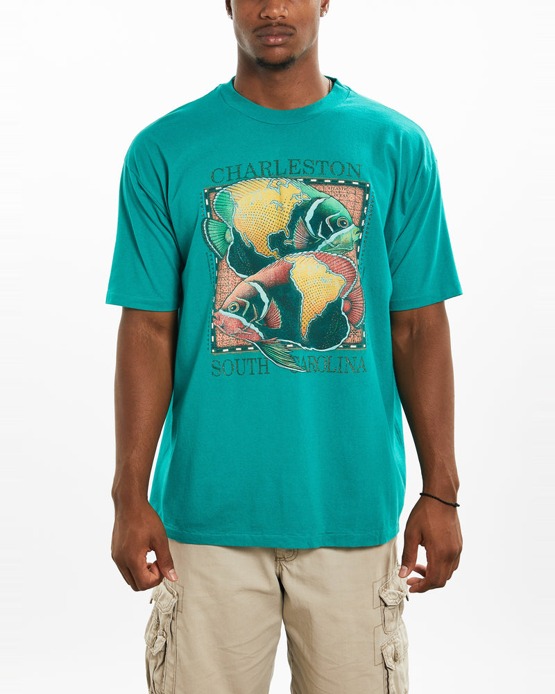 Vintage 90s Charleston South Carolina Wildlife Tee <br>XL , The Real Deal , newtown, sydney, australia, thrift store, opshop, preloved, secondhand, sustainable, retro, antique, 70s, 80s, 90s, 2000s, 00s, fashion, clothing, streetwear, trendy, garment, style, boutique, store, shop, archive, sale, cheap, best, top