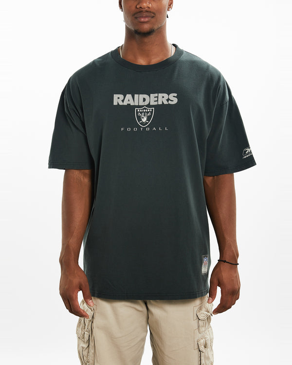 Vintage NFL Los Angeles Raiders Tee <br>XL , The Real Deal , newtown, sydney, australia, thrift store, opshop, preloved, secondhand, sustainable, retro, antique, 70s, 80s, 90s, 2000s, 00s, fashion, clothing, streetwear, trendy, garment, style, boutique, store, shop, archive, sale, cheap, best, top