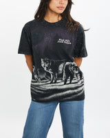 90s All Over Print Wolf Wildlife Tee <br>XXS