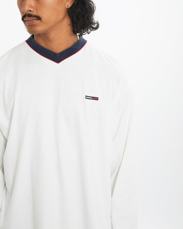 90s Tommy Hilfiger Long Sleeve Tee <br>L