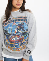 Vintage 1999 NFL Denver Broncos Sweatshirt <br>XXS , The Real Deal , newtown, sydney, australia, thrift store, opshop, preloved, secondhand, sustainable, retro, antique, 70s, 80s, 90s, 2000s, 00s, fashion, clothing, streetwear, trendy, garment, style, boutique, store, shop, archive, sale, cheap, best, top