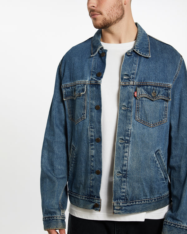 Vintage Levis Denim Jacket <br>XL , The Real Deal , newtown, sydney, australia, thrift store, opshop, preloved, secondhand, sustainable, retro, antique, 70s, 80s, 90s, 2000s, 00s, fashion, clothing, streetwear, trendy, garment, style, boutique, store, shop, archive, sale, cheap, best, top