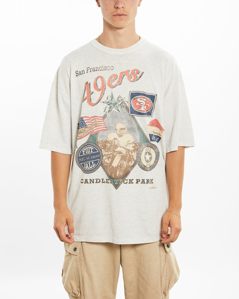 Vintage 1993 NFL San Francisco 49ers Tee <br>L , The Real Deal , newtown, sydney, australia, thrift store, opshop, preloved, secondhand, sustainable, retro, antique, 70s, 80s, 90s, 2000s, 00s, fashion, clothing, streetwear, trendy, garment, style, boutique, store, shop, archive, sale, cheap, best, top