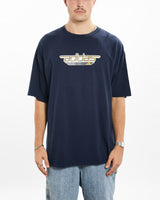 Vintage 90s Adidas Tee <br>XL , The Real Deal , newtown, sydney, australia, thrift store, opshop, preloved, secondhand, sustainable, retro, antique, 70s, 80s, 90s, 2000s, 00s, fashion, clothing, streetwear, trendy, garment, style, boutique, store, shop, archive, sale, cheap, best, top