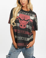 Vintage 90s NBA Chicago Bulls All Over Print Tee <br>XS , The Real Deal , newtown, sydney, australia, thrift store, opshop, preloved, secondhand, sustainable, retro, antique, 70s, 80s, 90s, 2000s, 00s, fashion, clothing, streetwear, trendy, garment, style, boutique, store, shop, archive, sale, cheap, best, top