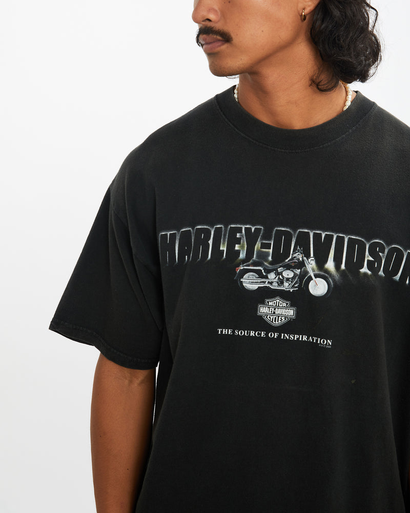 Vintage Harley Davidson Tee <br>L , The Real Deal , newtown, sydney, australia, thrift store, opshop, preloved, secondhand, sustainable, retro, antique, 70s, 80s, 90s, 2000s, 00s, fashion, clothing, streetwear, trendy, garment, style, boutique, store, shop, archive, sale, cheap, best, top