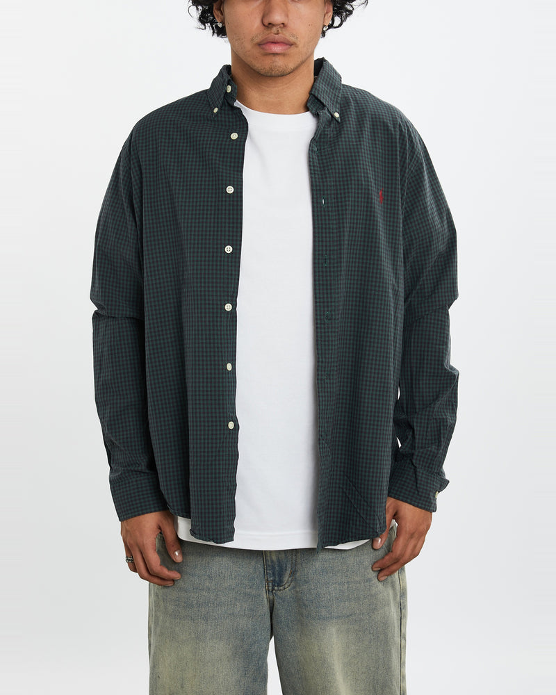 Vintage Polo Ralph Lauren Button Up Shirt <br>L , The Real Deal , newtown, sydney, australia, thrift store, opshop, preloved, secondhand, sustainable, retro, antique, 70s, 80s, 90s, 2000s, 00s, fashion, clothing, streetwear, trendy, garment, style, boutique, store, shop, archive, sale, cheap, best, top