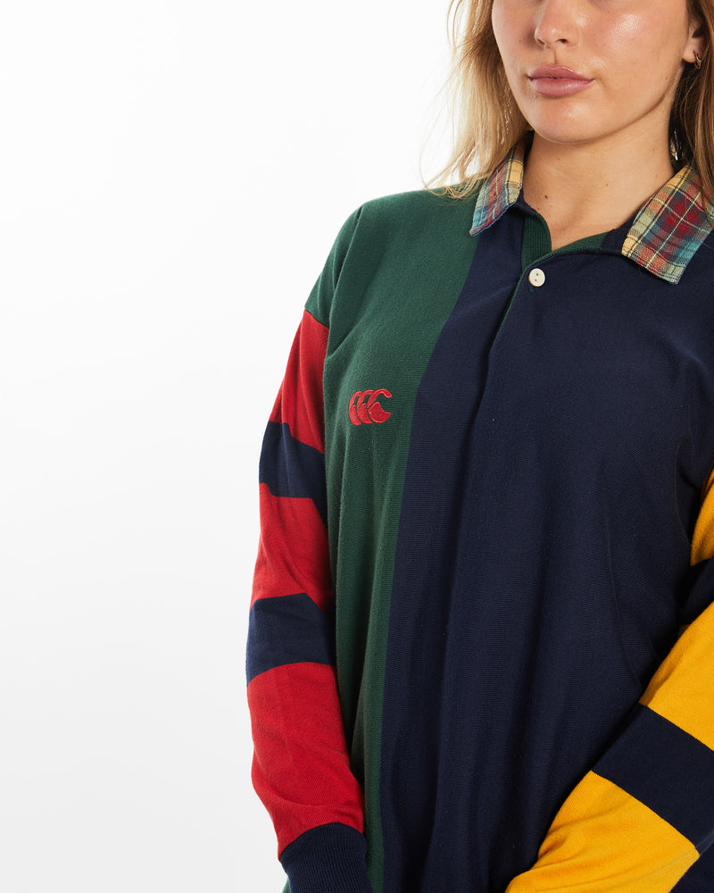Vintage 90s Canterbury of New Zealand Rugby Shirt <br>M , The Real Deal , newtown, sydney, australia, thrift store, opshop, preloved, secondhand, sustainable, retro, antique, 70s, 80s, 90s, 2000s, 00s, fashion, clothing, streetwear, trendy, garment, style, boutique, store, shop, archive, sale, cheap, best, top