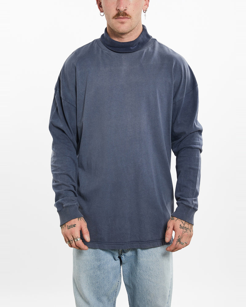 Vintage 90s Nike Turtleneck Long Sleeve Tee <br>L , The Real Deal , newtown, sydney, australia, thrift store, opshop, preloved, secondhand, sustainable, retro, antique, 70s, 80s, 90s, 2000s, 00s, fashion, clothing, streetwear, trendy, garment, style, boutique, store, shop, archive, sale, cheap, best, top