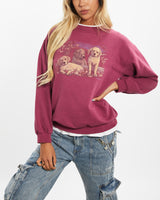 Vintage 90s Puppy Sweatshirt <br>XS , The Real Deal , newtown, sydney, australia, thrift store, opshop, preloved, secondhand, sustainable, retro, antique, 70s, 80s, 90s, 2000s, 00s, fashion, clothing, streetwear, trendy, garment, style, boutique, store, shop, archive, sale, cheap, best, top