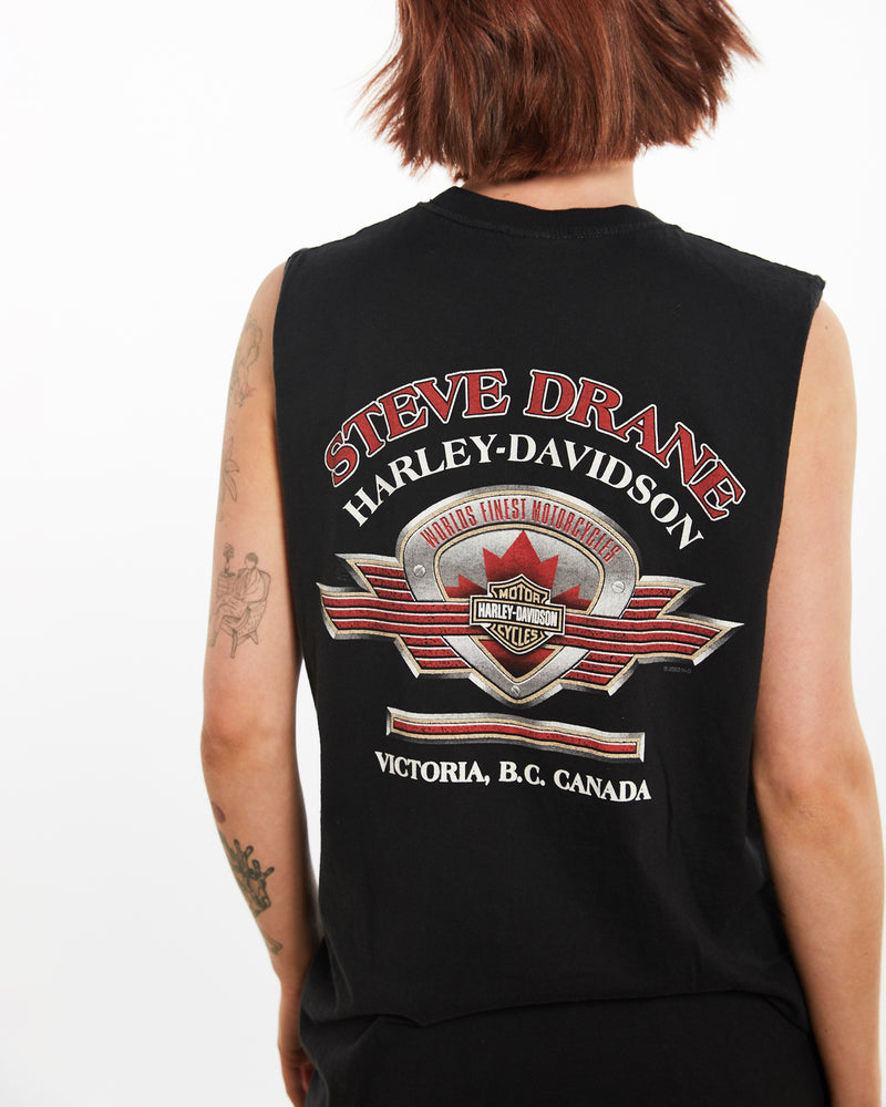 Vintage Harley Davidson Tank <br>M , The Real Deal , newtown, sydney, australia, thrift store, opshop, preloved, secondhand, sustainable, retro, antique, 70s, 80s, 90s, 2000s, 00s, fashion, clothing, streetwear, trendy, garment, style, boutique, store, shop, archive, sale, cheap, best, top