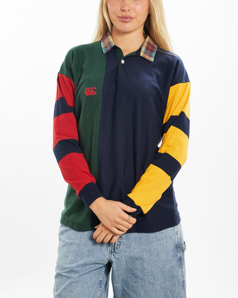 Vintage 90s Canterbury of New Zealand Rugby Shirt <br>M , The Real Deal , newtown, sydney, australia, thrift store, opshop, preloved, secondhand, sustainable, retro, antique, 70s, 80s, 90s, 2000s, 00s, fashion, clothing, streetwear, trendy, garment, style, boutique, store, shop, archive, sale, cheap, best, top