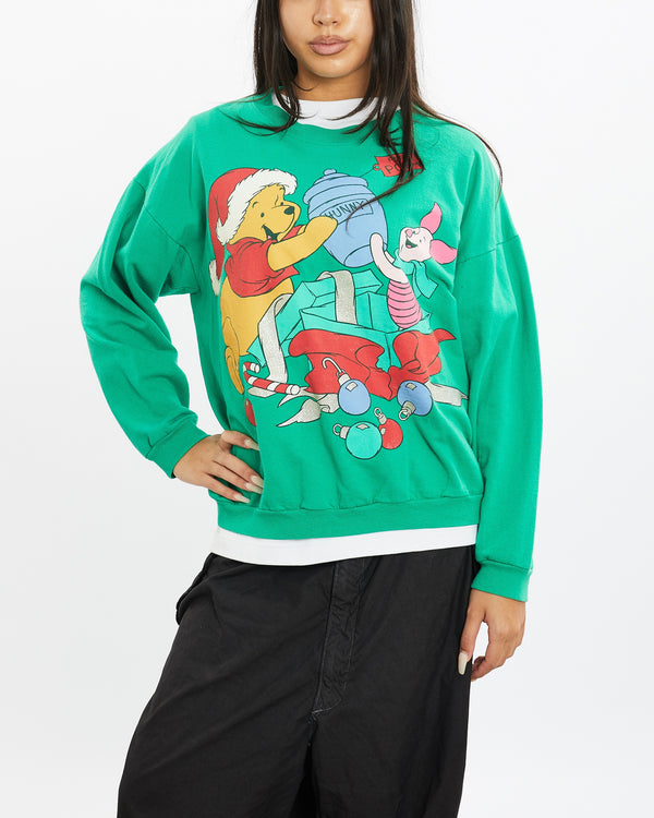 Vintage Disney Winnie The Pooh Christmas Sweatshirt <br>S