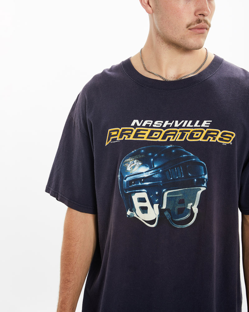 Vintage NHL Nashville Predators Tee <br>XL , The Real Deal , newtown, sydney, australia, thrift store, opshop, preloved, secondhand, sustainable, retro, antique, 70s, 80s, 90s, 2000s, 00s, fashion, clothing, streetwear, trendy, garment, style, boutique, store, shop, archive, sale, cheap, best, top