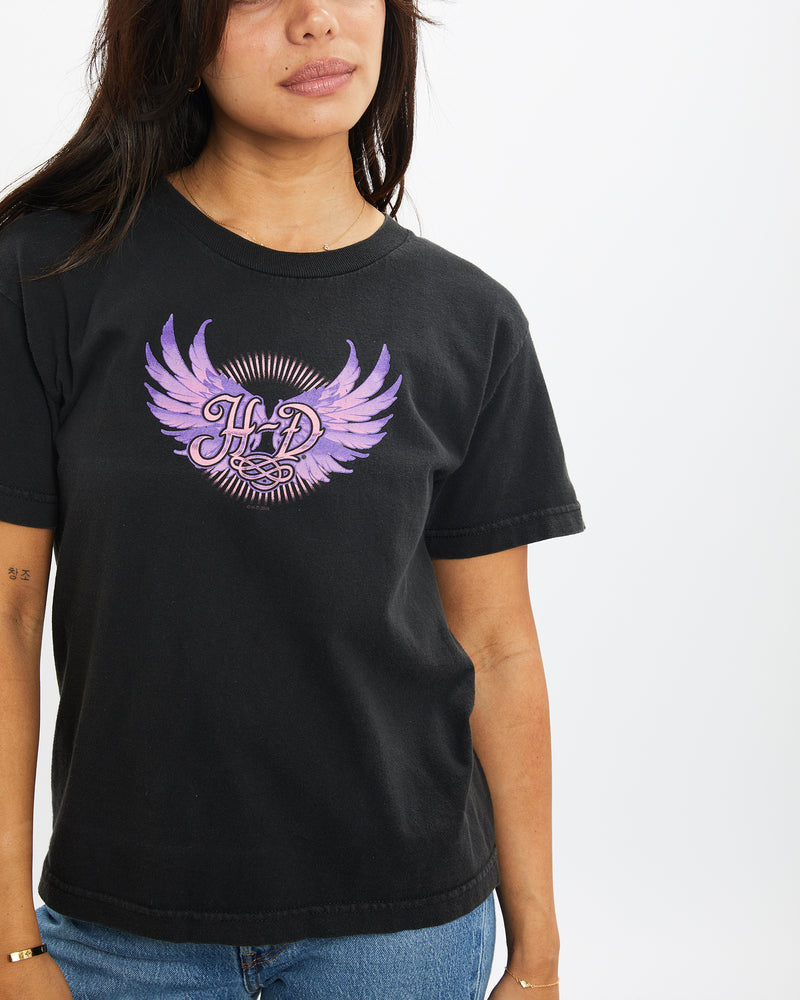 Vintage Harley Davidson Tee <br>XXS , The Real Deal , newtown, sydney, australia, thrift store, opshop, preloved, secondhand, sustainable, retro, antique, 70s, 80s, 90s, 2000s, 00s, fashion, clothing, streetwear, trendy, garment, style, boutique, store, shop, archive, sale, cheap, best, top
