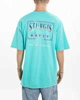 Vintage Sturgis Black Hills Motorcycle Rally Tee <br>XXL , The Real Deal , newtown, sydney, australia, thrift store, opshop, preloved, secondhand, sustainable, retro, antique, 70s, 80s, 90s, 2000s, 00s, fashion, clothing, streetwear, trendy, garment, style, boutique, store, shop, archive, sale, cheap, best, top