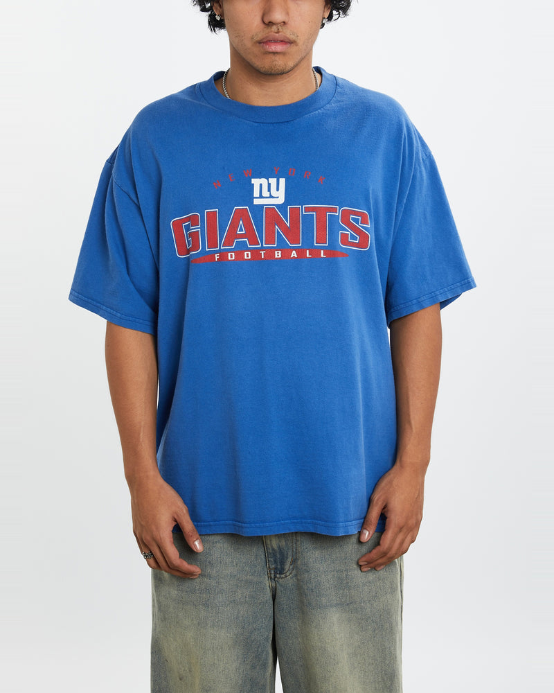 Vintage NFL New York Giants Tee <br>L , The Real Deal , newtown, sydney, australia, thrift store, opshop, preloved, secondhand, sustainable, retro, antique, 70s, 80s, 90s, 2000s, 00s, fashion, clothing, streetwear, trendy, garment, style, boutique, store, shop, archive, sale, cheap, best, top