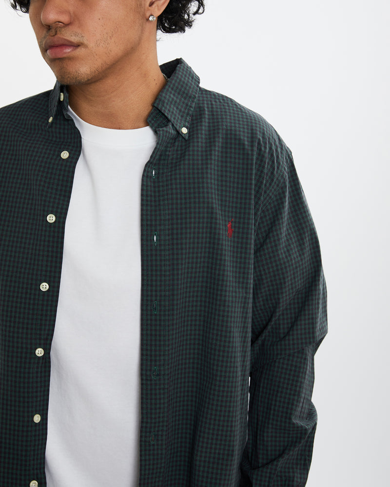 Vintage Polo Ralph Lauren Button Up Shirt <br>L , The Real Deal , newtown, sydney, australia, thrift store, opshop, preloved, secondhand, sustainable, retro, antique, 70s, 80s, 90s, 2000s, 00s, fashion, clothing, streetwear, trendy, garment, style, boutique, store, shop, archive, sale, cheap, best, top