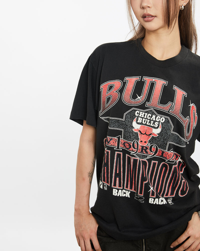 Vintage 1992 NBA Chicago Bulls Back 2 Back Tee <br>S , The Real Deal , newtown, sydney, australia, thrift store, opshop, preloved, secondhand, sustainable, retro, antique, 70s, 80s, 90s, 2000s, 00s, fashion, clothing, streetwear, trendy, garment, style, boutique, store, shop, archive, sale, cheap, best, top