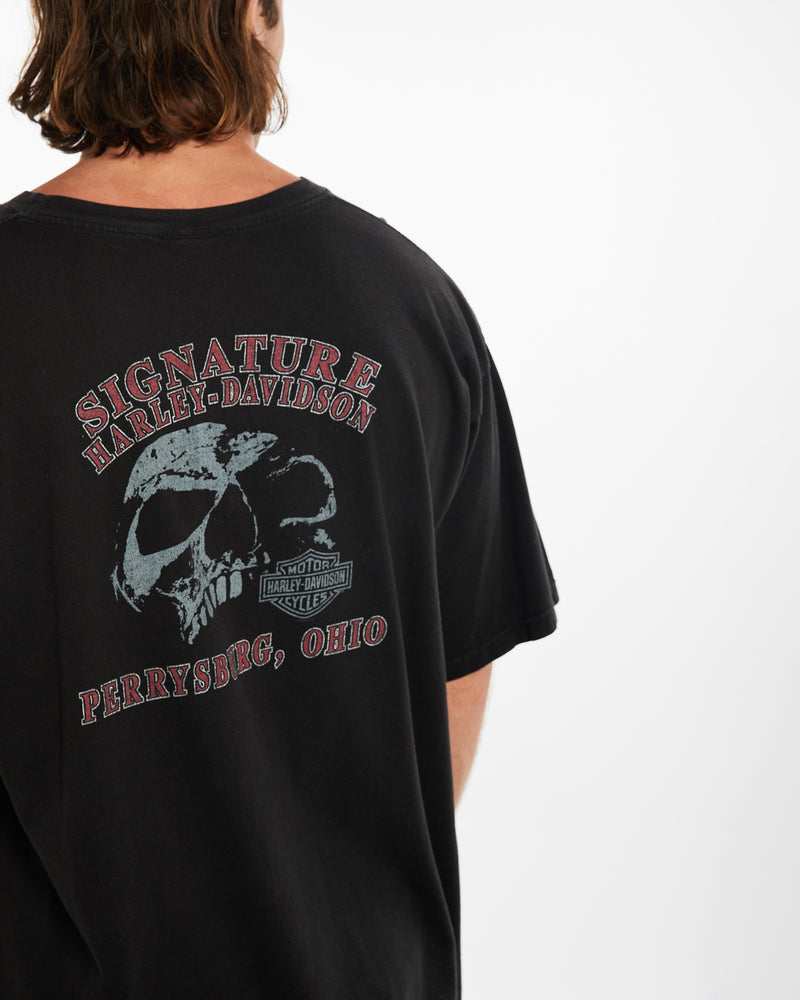 Vintage Harley Davidson Tee <br>XXL , The Real Deal , newtown, sydney, australia, thrift store, opshop, preloved, secondhand, sustainable, retro, antique, 70s, 80s, 90s, 2000s, 00s, fashion, clothing, streetwear, trendy, garment, style, boutique, store, shop, archive, sale, cheap, best, top