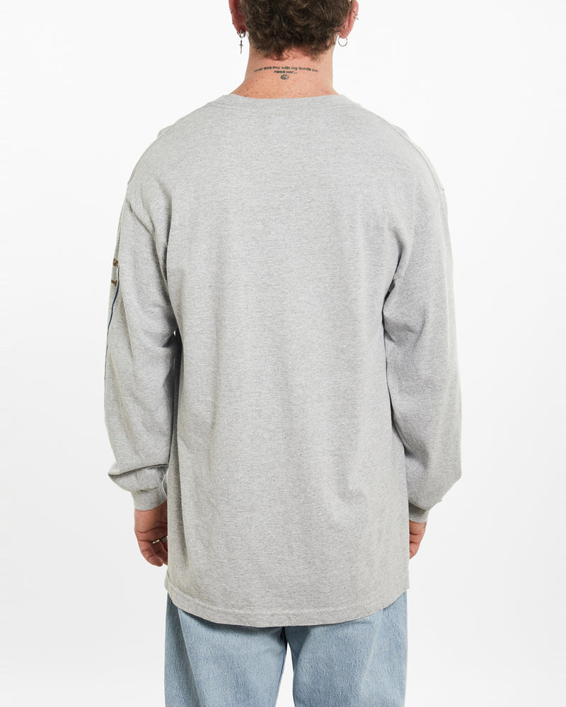 Saint Louis Rams Long Sleeve Tee <br>L , The Real Deal , newtown, sydney, australia, thrift store, opshop, preloved, secondhand, sustainable, retro, antique, 70s, 80s, 90s, 2000s, 00s, fashion, clothing, streetwear, trendy, garment, style, boutique, store, shop, archive, sale, cheap, best, top