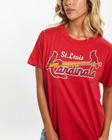 Vintage 1987 MLB St. Louis Cardinals Tee <br>XS , The Real Deal , newtown, sydney, australia, thrift store, opshop, preloved, secondhand, sustainable, retro, antique, 70s, 80s, 90s, 2000s, 00s, fashion, clothing, streetwear, trendy, garment, style, boutique, store, shop, archive, sale, cheap, best, top