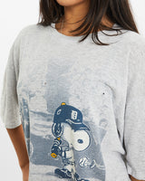 Vintage 1991 MLB Detroit Tigers x Snoopy Tee <br>S , The Real Deal , newtown, sydney, australia, thrift store, opshop, preloved, secondhand, sustainable, retro, antique, 70s, 80s, 90s, 2000s, 00s, fashion, clothing, streetwear, trendy, garment, style, boutique, store, shop, archive, sale, cheap, best, top
