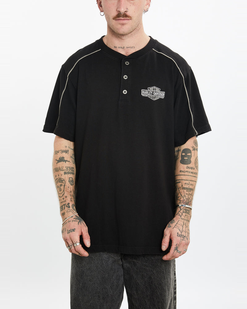 Vintage Harley Davidson Tee <br>L , The Real Deal , newtown, sydney, australia, thrift store, opshop, preloved, secondhand, sustainable, retro, antique, 70s, 80s, 90s, 2000s, 00s, fashion, clothing, streetwear, trendy, garment, style, boutique, store, shop, archive, sale, cheap, best, top