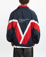 Vintage 90s Reebok Windbreaker Jacket <br>L , The Real Deal , newtown, sydney, australia, thrift store, opshop, preloved, secondhand, sustainable, retro, antique, 70s, 80s, 90s, 2000s, 00s, fashion, clothing, streetwear, trendy, garment, style, boutique, store, shop, archive, sale, cheap, best, top