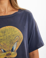 Vintage 90s Tweety Bird Tee <br>M , The Real Deal , newtown, sydney, australia, thrift store, opshop, preloved, secondhand, sustainable, retro, antique, 70s, 80s, 90s, 2000s, 00s, fashion, clothing, streetwear, trendy, garment, style, boutique, store, shop, archive, sale, cheap, best, top