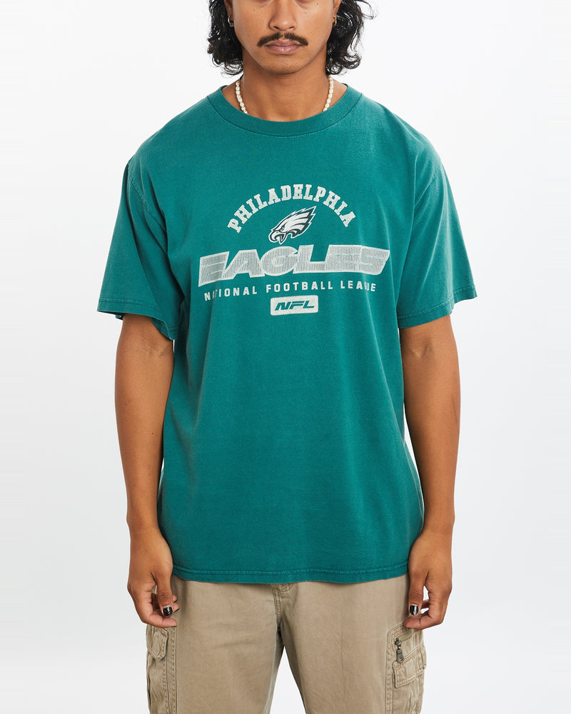 Vintage 90s NFL Philadelphia Eagles Tee <br>L , The Real Deal , newtown, sydney, australia, thrift store, opshop, preloved, secondhand, sustainable, retro, antique, 70s, 80s, 90s, 2000s, 00s, fashion, clothing, streetwear, trendy, garment, style, boutique, store, shop, archive, sale, cheap, best, top