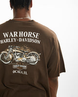 Vintage Harley Davidson Tee <br>XL , The Real Deal , newtown, sydney, australia, thrift store, opshop, preloved, secondhand, sustainable, retro, antique, 70s, 80s, 90s, 2000s, 00s, fashion, clothing, streetwear, trendy, garment, style, boutique, store, shop, archive, sale, cheap, best, top