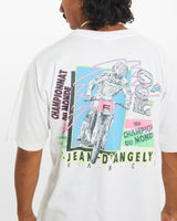 Vintage 1989 France World Champion Motocross Tee <br>M , The Real Deal , newtown, sydney, australia, thrift store, opshop, preloved, secondhand, sustainable, retro, antique, 70s, 80s, 90s, 2000s, 00s, fashion, clothing, streetwear, trendy, garment, style, boutique, store, shop, archive, sale, cheap, best, top